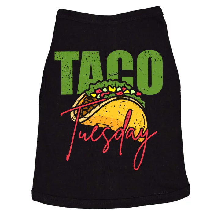 Funny Mexican Taco Lover Taco Tuesday Foodie Mexico Taco Doggie Tank