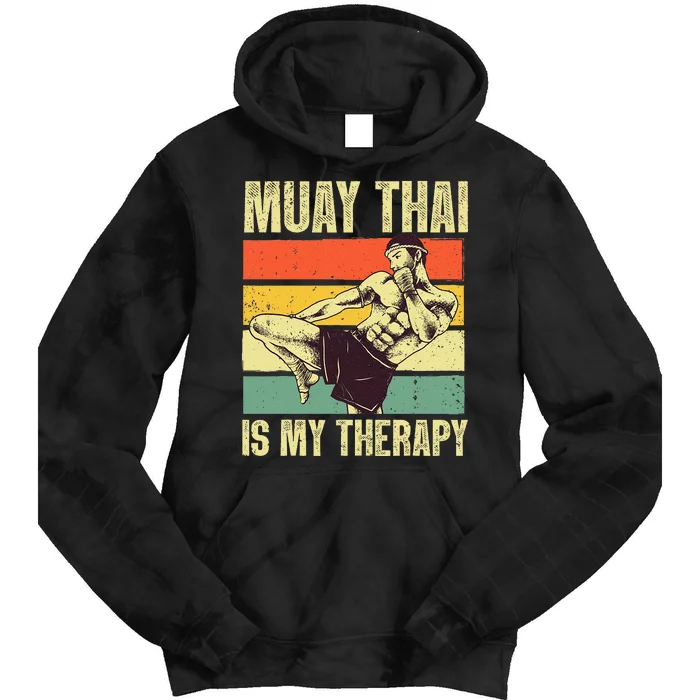 Funny Muay Thai For Men Women Kids Muay Thai Boxing Tie Dye Hoodie