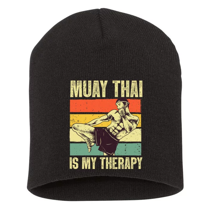 Funny Muay Thai For Men Women Kids Muay Thai Boxing Short Acrylic Beanie