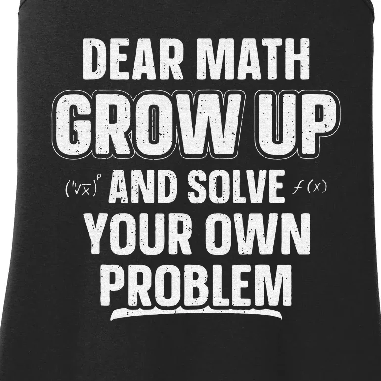 Funny Math Teacher Joke Fun Best Math Quotes Ladies Essential Tank