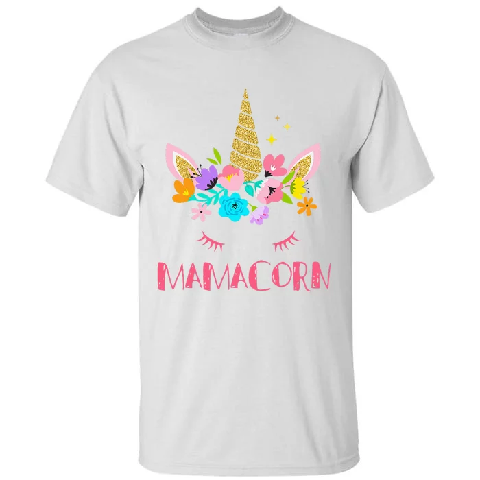 Funny Mamacorn Unicorn Costume Mom Mother's Day Tall T-Shirt