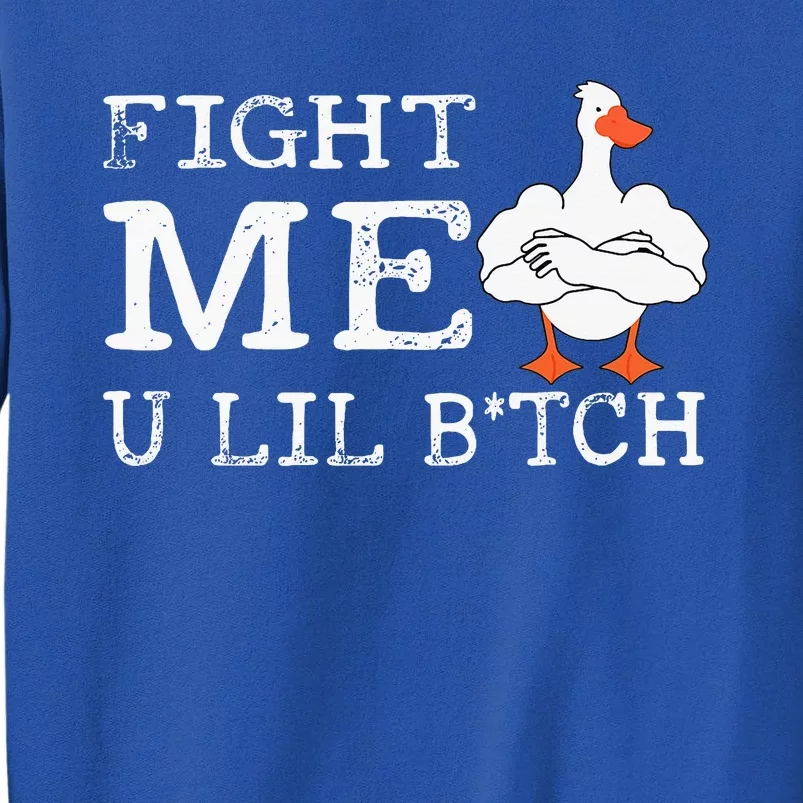 Fight Me U Lil Bitch Muscle Duck Sweatshirt