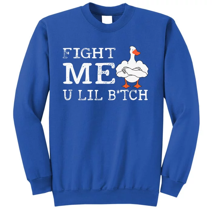 Fight Me U Lil Bitch Muscle Duck Sweatshirt