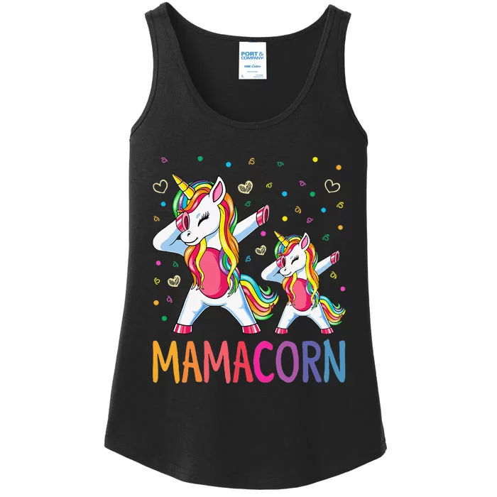 Funny Mamacorn Unicorn Costume Mom Mother's Day Cute Ladies Essential Tank