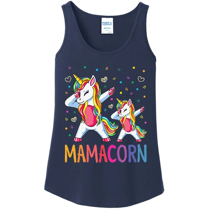 Funny Mamacorn Unicorn Costume Mom Mother's DayGift Ladies Essential Tank