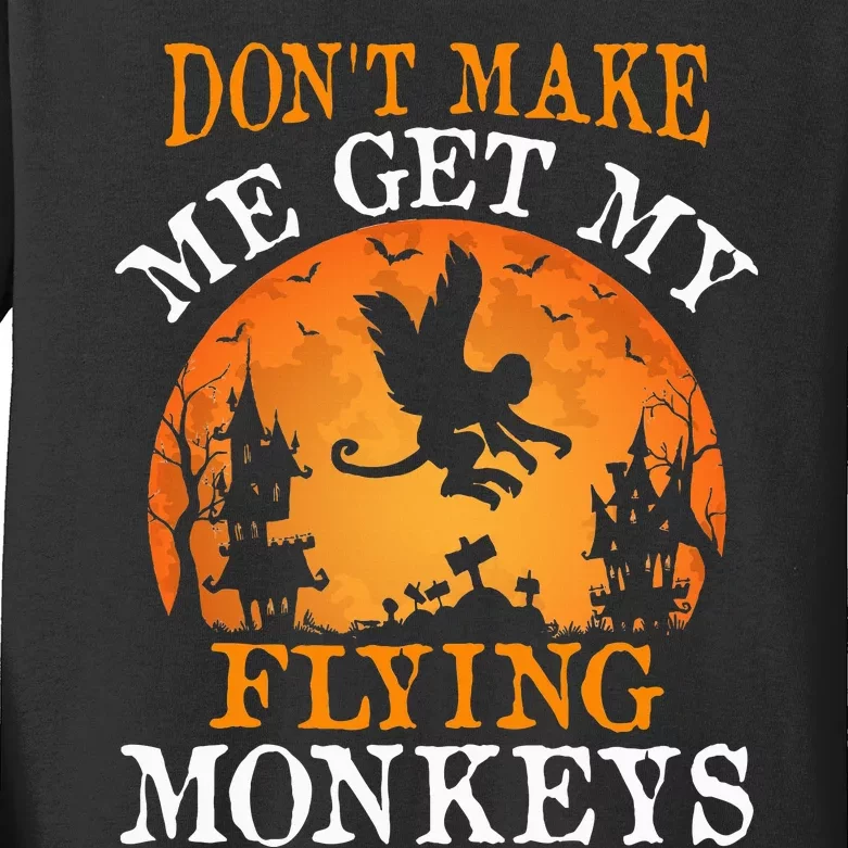 Flying Monkeys Unleashed Kids Long Sleeve Shirt