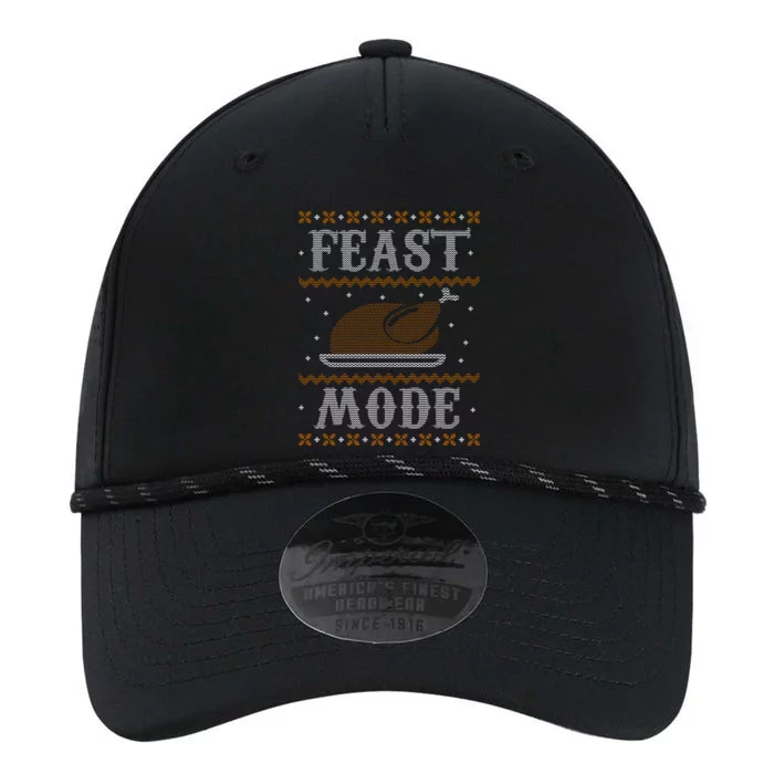 Feast Mode Ugly Sweater Thanksgiving Dinner Performance The Dyno Cap