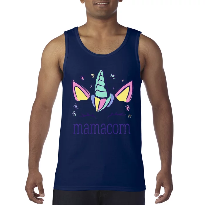 Funny Mamacorn Unicorn Costume Mom MotherS Day Tank Top