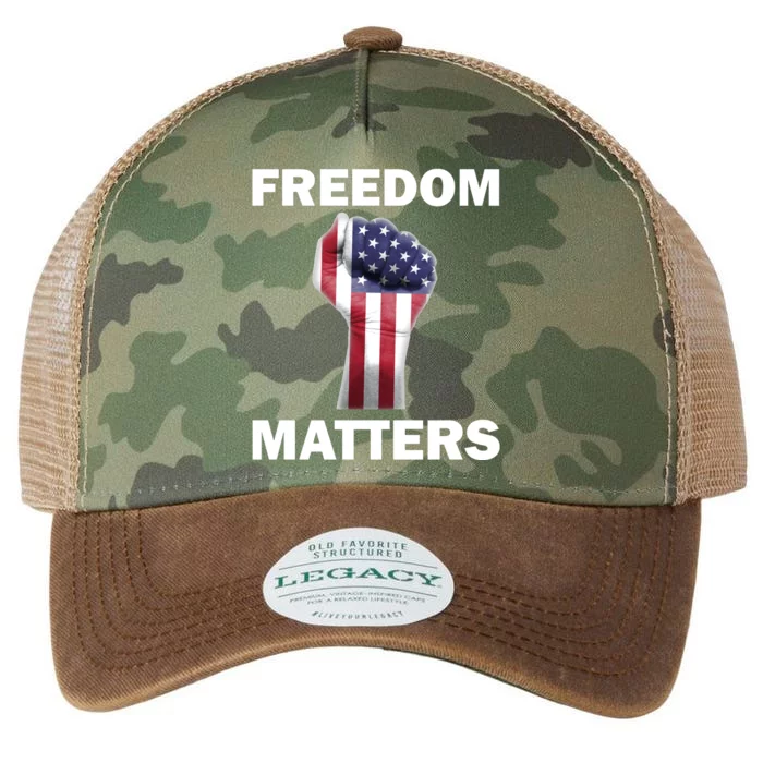 Freedom Matters USA American Fist Legacy Tie Dye Trucker Hat