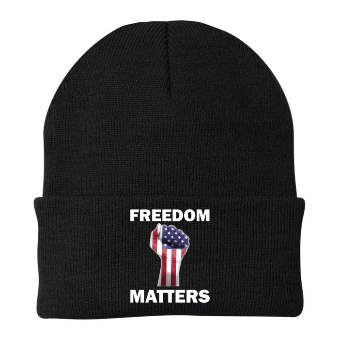 Freedom Matters USA American Fist Knit Cap Winter Beanie