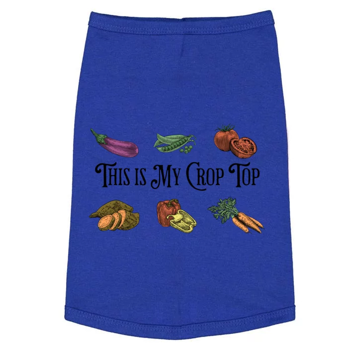 Farmers Market Vibes My Crop Top Farm Vegetable Garden Gift Doggie Tank