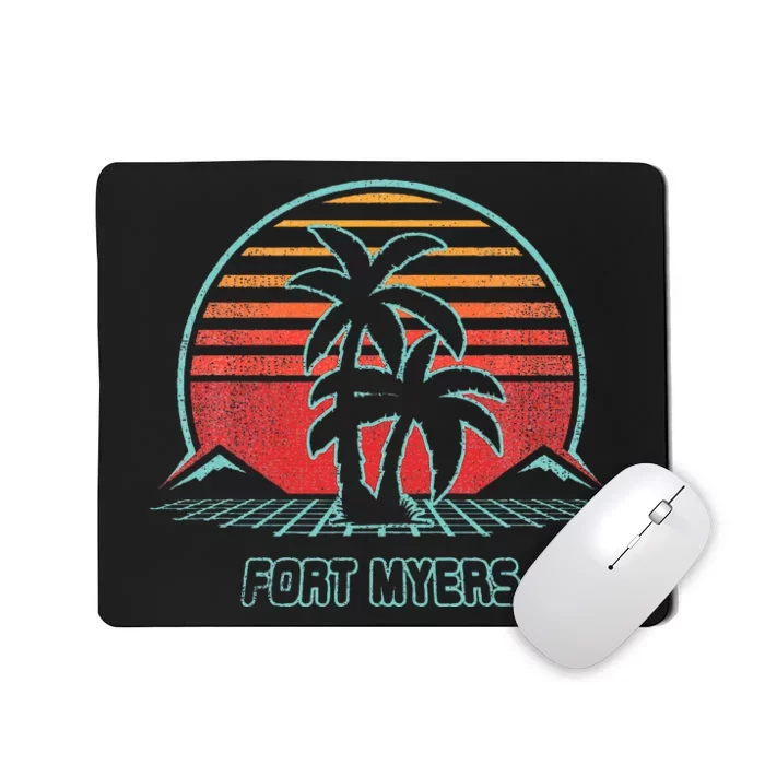 Fort Myers Vintage 80s Style Mousepad