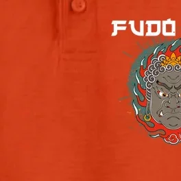 Fudo Myoo Vajrayana Buddhism Immovable Lord Japanese Chinese Funny Gift Dry Zone Grid Performance Polo