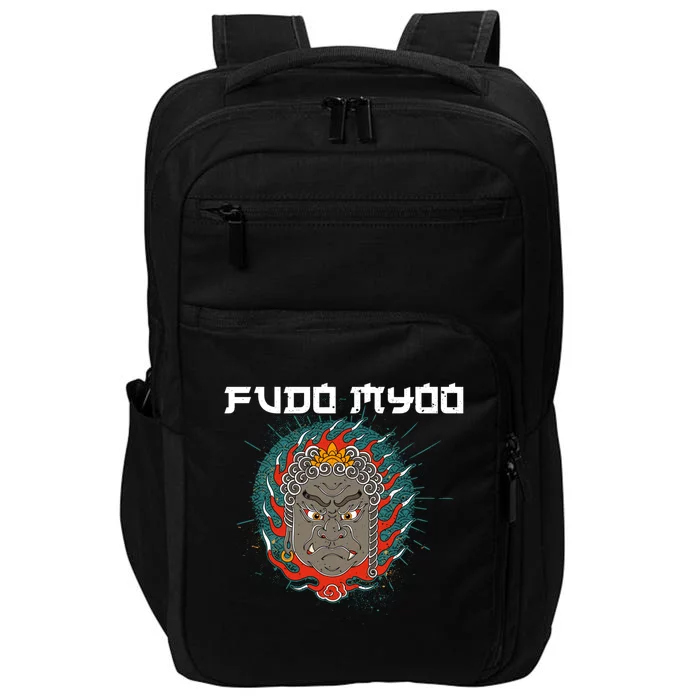 Fudo Myoo Vajrayana Buddhism Immovable Lord Japanese Chinese Funny Gift Impact Tech Backpack