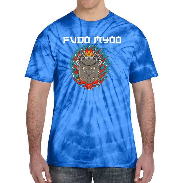 Fudo Myoo Vajrayana Buddhism Immovable Lord Japanese Chinese Funny Gift Tie-Dye T-Shirt