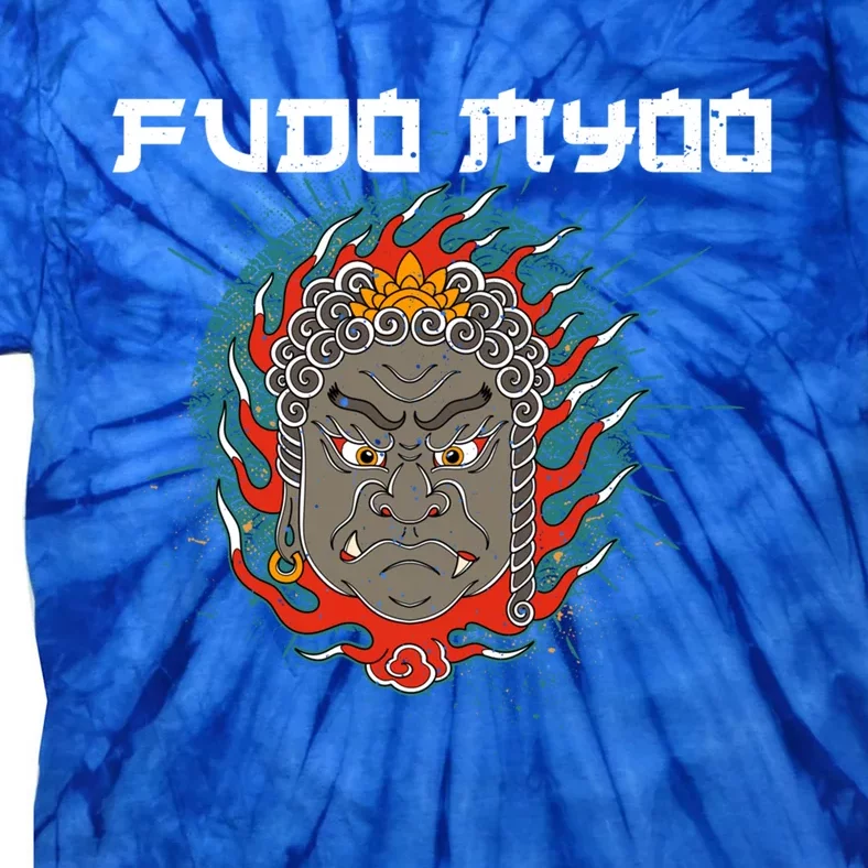 Fudo Myoo Vajrayana Buddhism Immovable Lord Japanese Chinese Funny Gift Tie-Dye T-Shirt