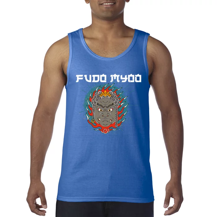 Fudo Myoo Vajrayana Buddhism Immovable Lord Japanese Chinese Funny Gift Tank Top