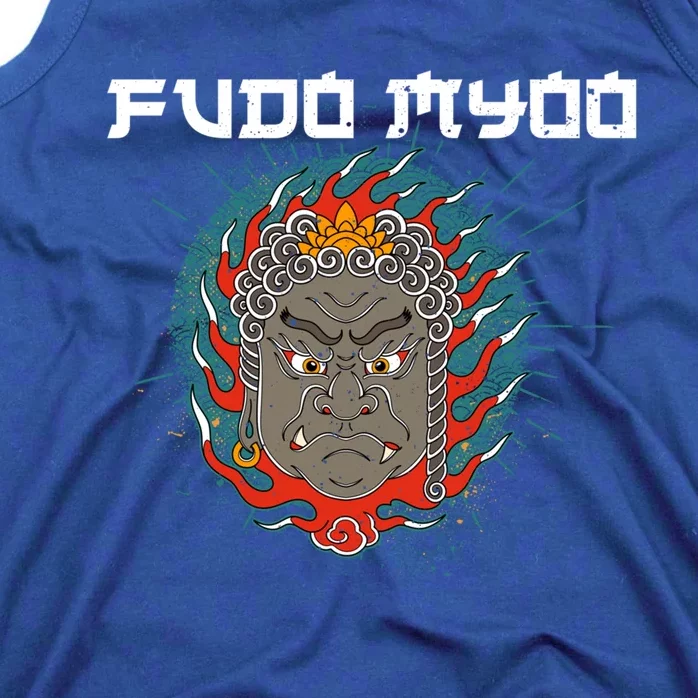 Fudo Myoo Vajrayana Buddhism Immovable Lord Japanese Chinese Funny Gift Tank Top