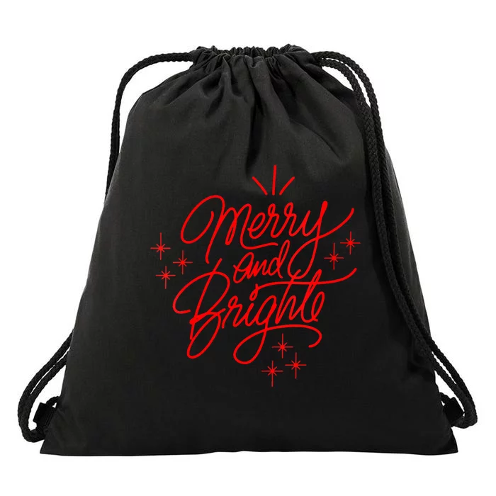 Family Matching Vintage Christmas Vneck Drawstring Bag