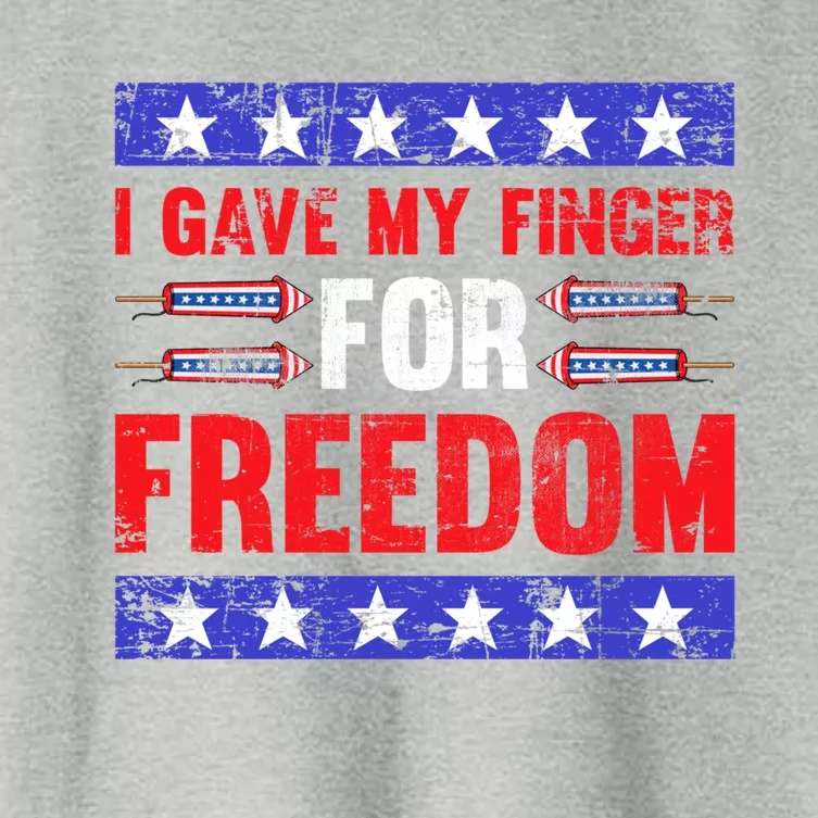 Freedom Merica Veteran Patriotic July Patriot American Flag Cute Gift Women's Crop Top Tee