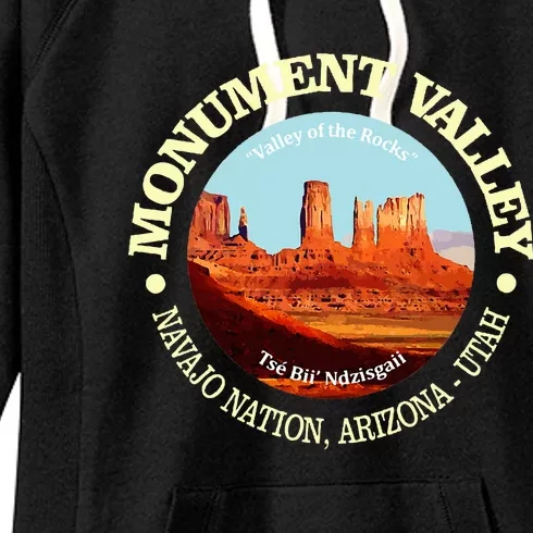 Funny Monument Valley Utah National Monument Women's Fleece Hoodie