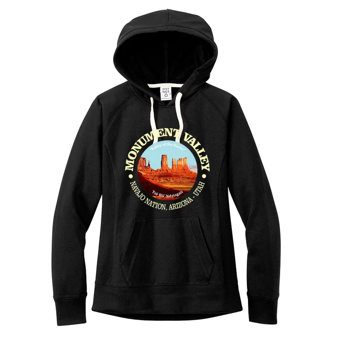 Funny Monument Valley Utah National Monument Women's Fleece Hoodie