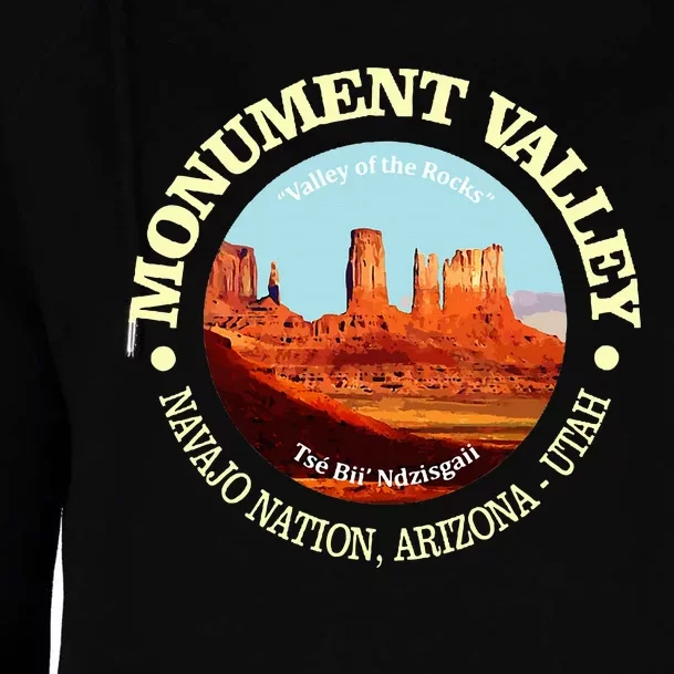 Funny Monument Valley Utah National Monument Womens Funnel Neck Pullover Hood