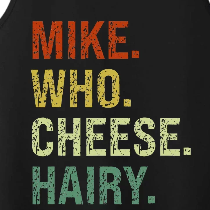 Funny Mike Who Cheese Hairy Prank Performance Tank