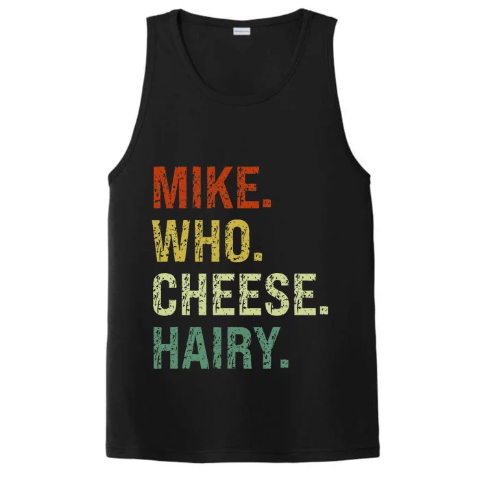 Funny Mike Who Cheese Hairy Prank Performance Tank