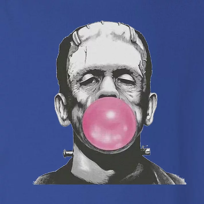 Frankenstein Monster With Pink Bubblegum Bubble Toddler Long Sleeve Shirt