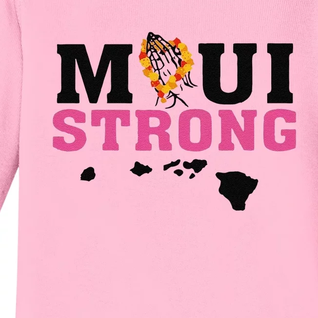 Funny Maui Wildfire Relief All Profits Will Be Baby Long Sleeve Bodysuit