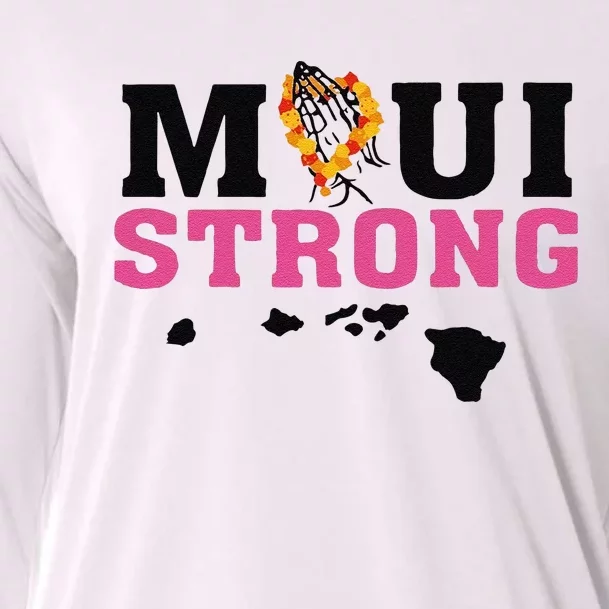 Funny Maui Wildfire Relief All Profits Will Be Cooling Performance Long Sleeve Crew