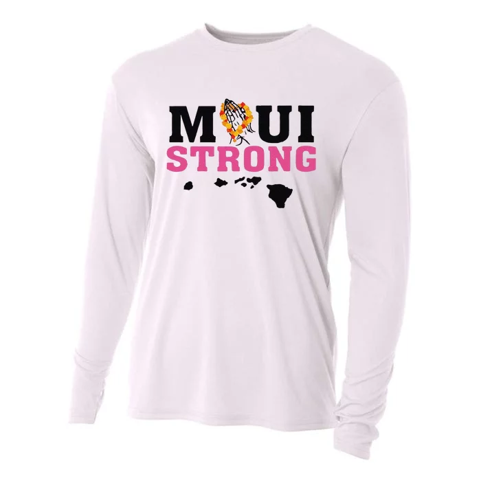 Funny Maui Wildfire Relief All Profits Will Be Cooling Performance Long Sleeve Crew