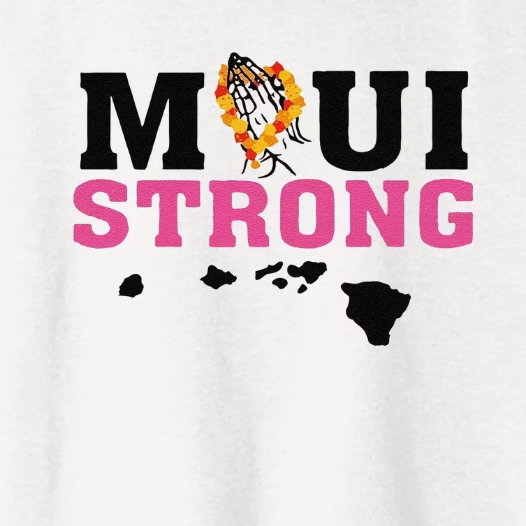 Funny Maui Wildfire Relief All Profits Will Be Women's Crop Top Tee