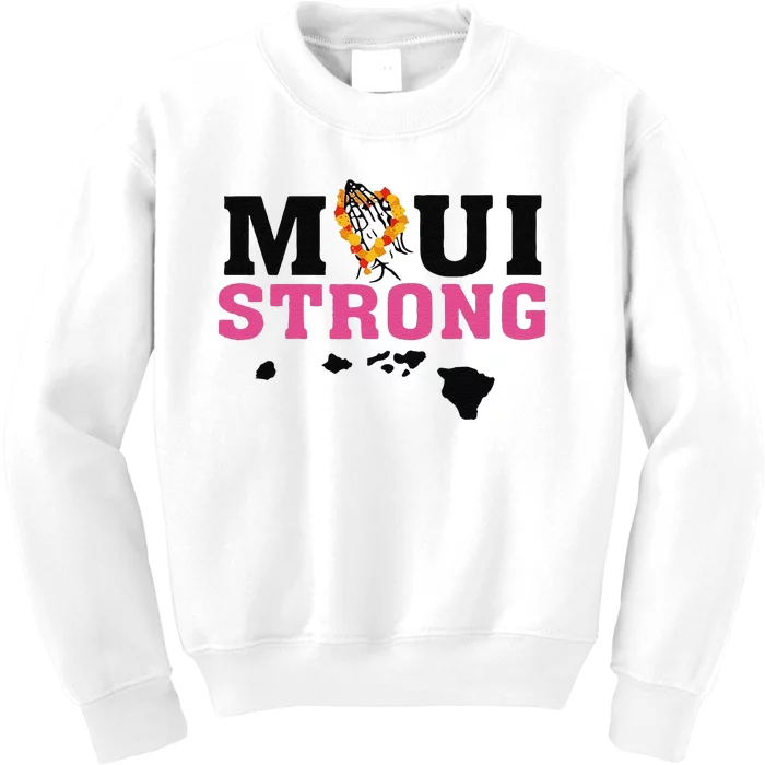 Funny Maui Wildfire Relief All Profits Will Be Kids Sweatshirt