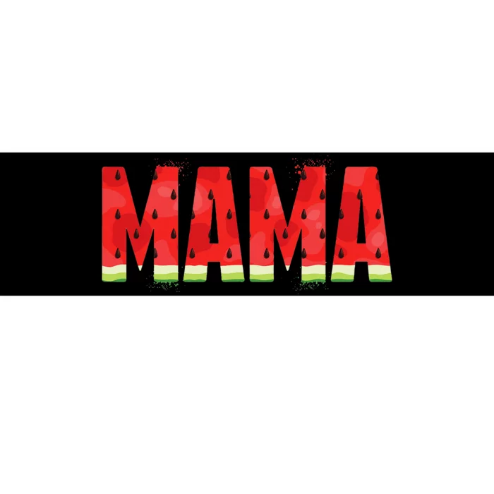 Funny Mama Watermelon Summer Fruit Family Matching Birthday Bumper Sticker