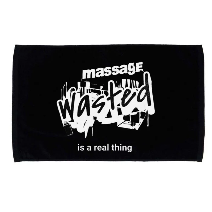 Funny Massage Wasted Microfiber Hand Towel