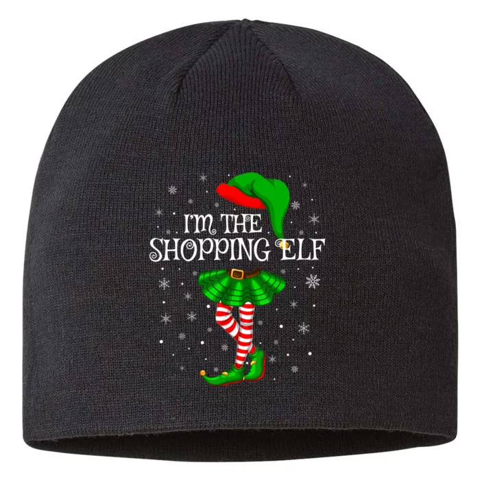 Family Matching Wo Girls I'm The Shopping Elf Christmas 8 1/2in Sustainable Knit Beanie