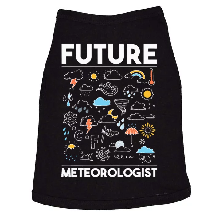 Future Meteorologist Weather Forecast Clouds Doggie Tank