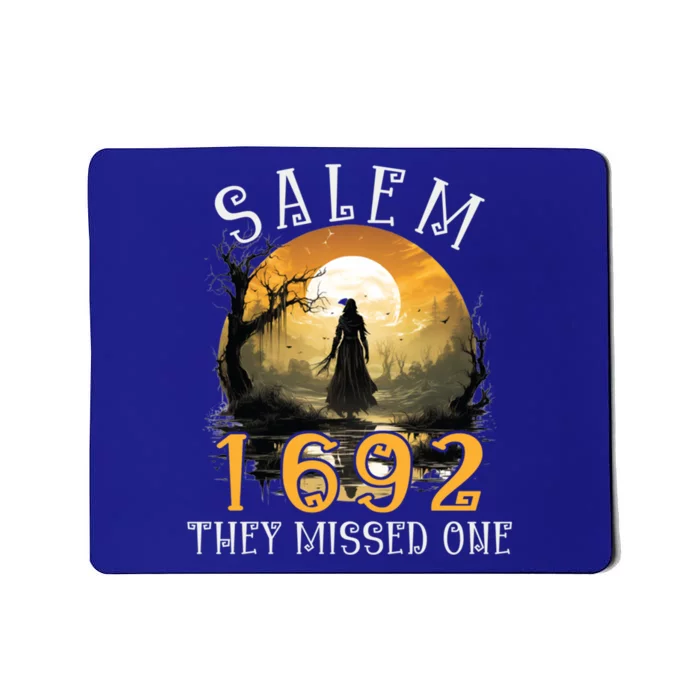 Full Moon Witch Salem 1692 They Missed One Cool Gift Mousepad