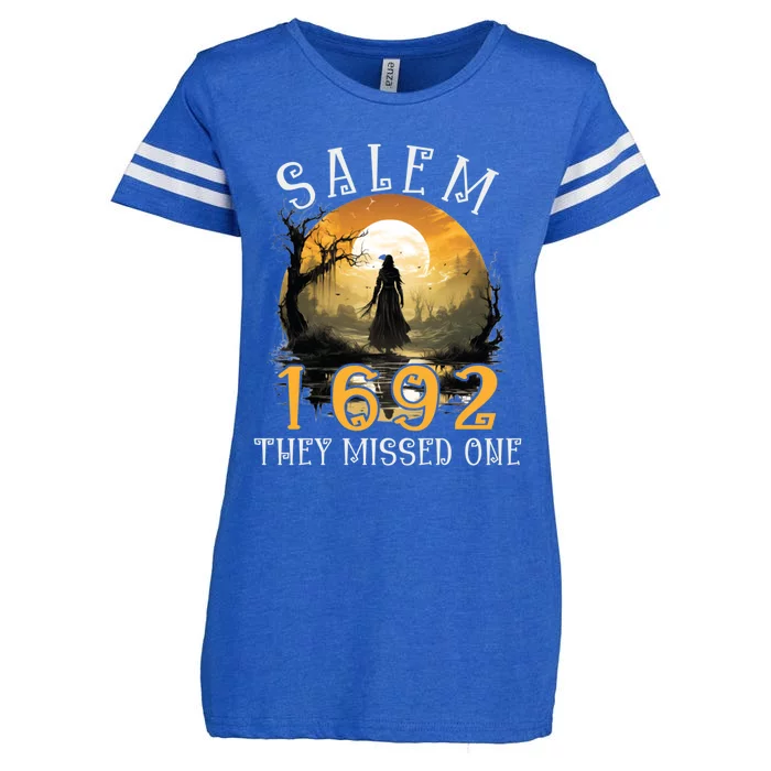 Full Moon Witch Salem 1692 They Missed One Cool Gift Enza Ladies Jersey Football T-Shirt