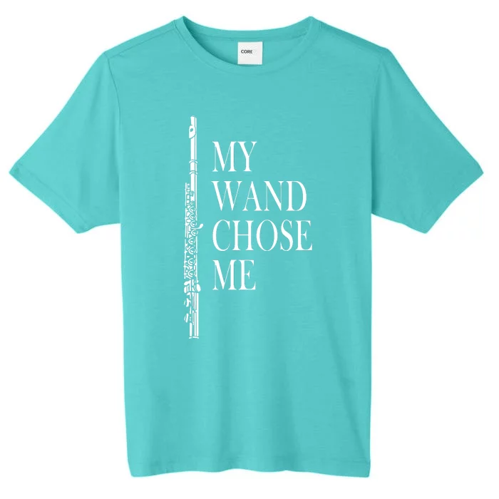 Flute My Wand Chose Me Funny Marching Band Apparel ChromaSoft Performance T-Shirt