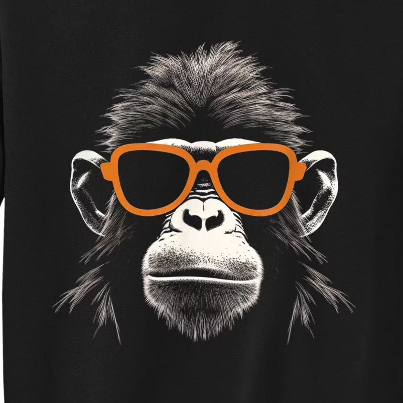 Funny Monkey With Sunglasses Cool Graffiti Urban Art Street Sweatshirt