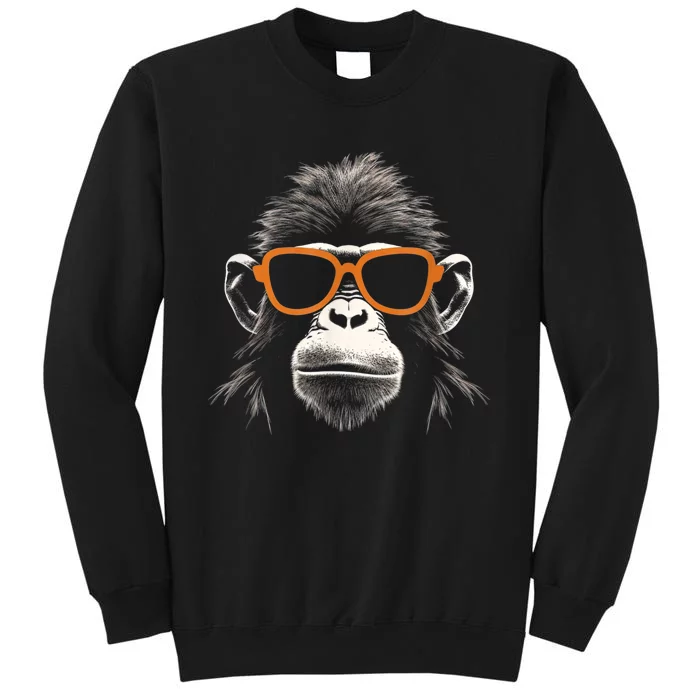 Funny Monkey With Sunglasses Cool Graffiti Urban Art Street Sweatshirt