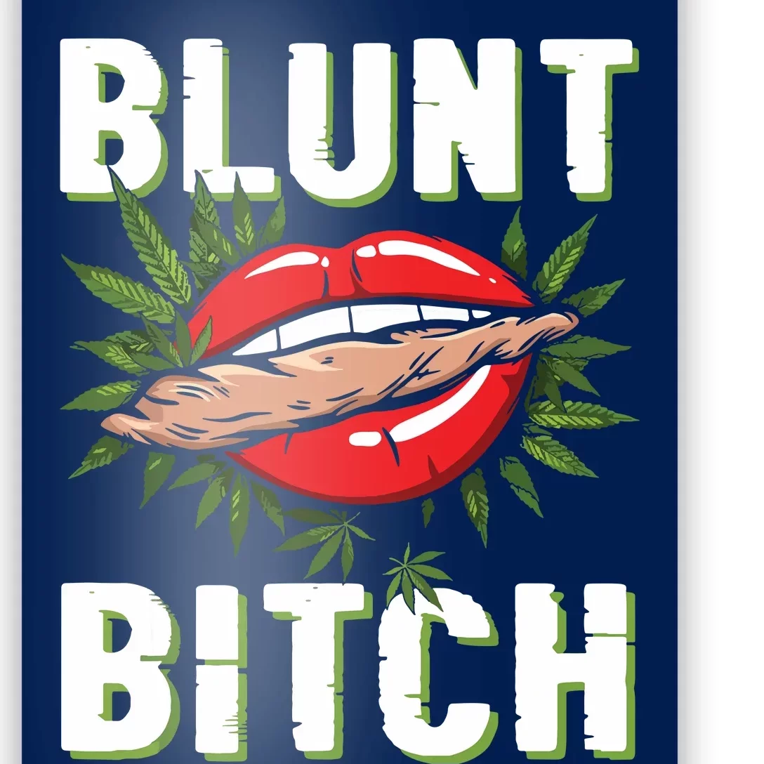 Funny Marijuana Weed 420 Weed Sexy Lips Cannabis Marijuana Poster