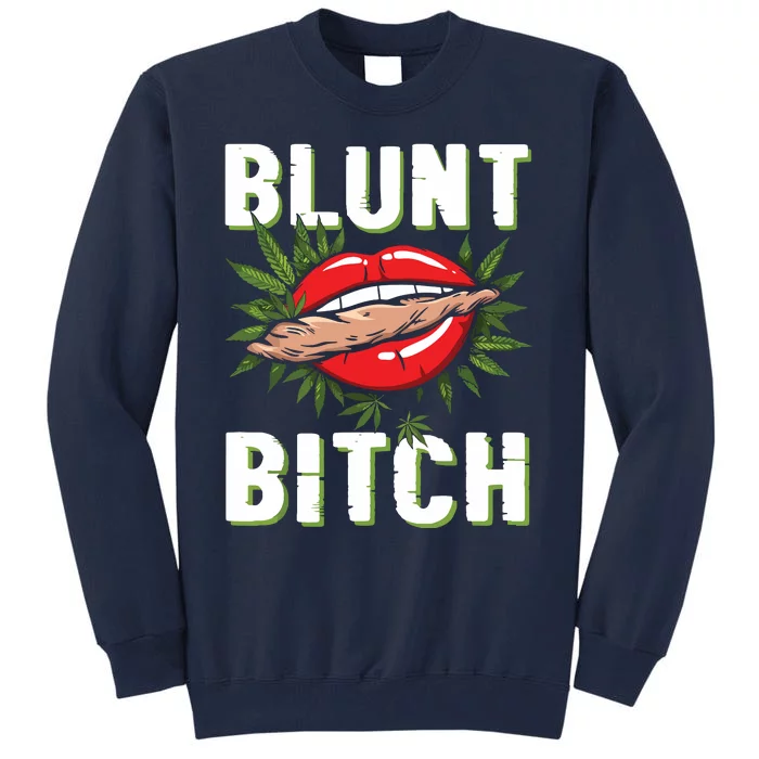 Funny Marijuana Weed 420 Weed Sexy Lips Cannabis Marijuana Tall Sweatshirt