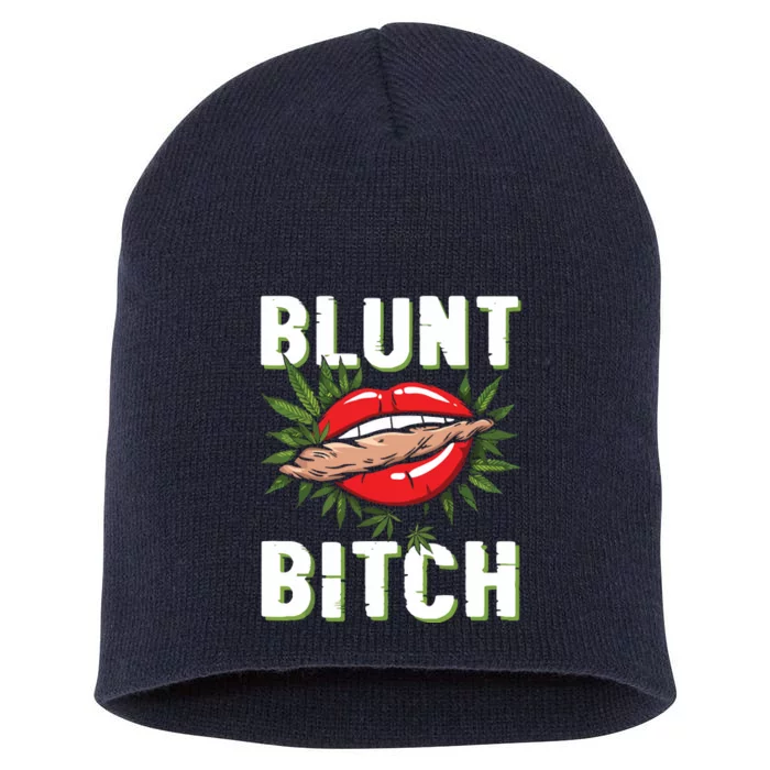 Funny Marijuana Weed 420 Weed Sexy Lips Cannabis Marijuana Short Acrylic Beanie