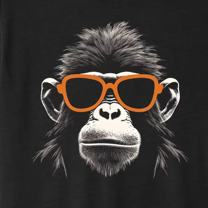 Funny Monkey With Sunglasses Cool Graffiti Urban Art Street ChromaSoft Performance T-Shirt