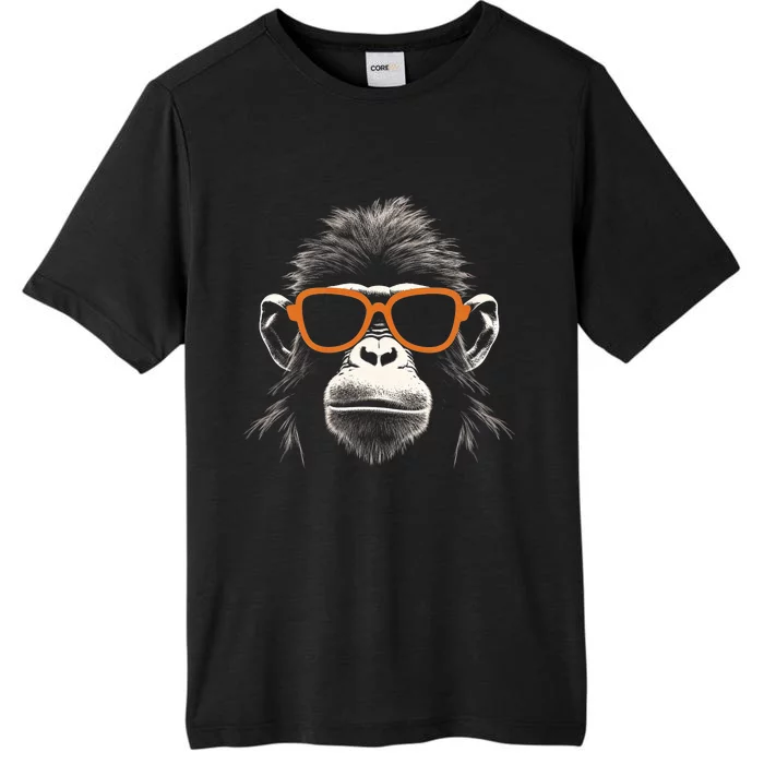 Funny Monkey With Sunglasses Cool Graffiti Urban Art Street ChromaSoft Performance T-Shirt