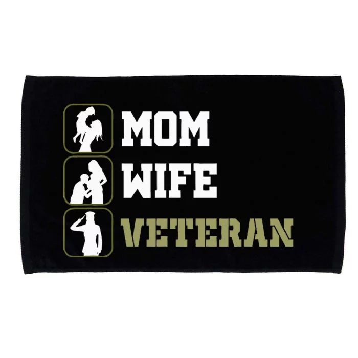 Female Mom Wife Veteran Microfiber Hand Towel